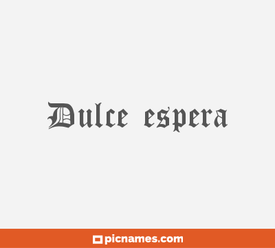 Dulce espera